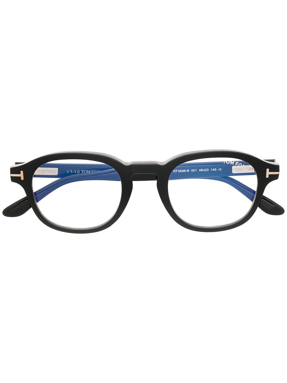 TOM FORD Eyewear round-frame glasses - Black von TOM FORD Eyewear