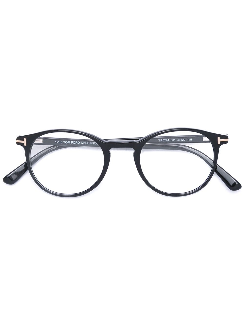 TOM FORD Eyewear round frame glasses - Black von TOM FORD Eyewear