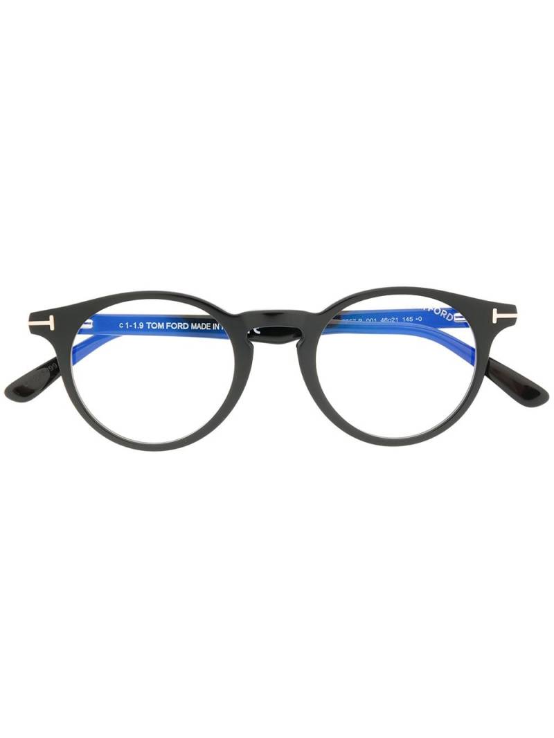 TOM FORD Eyewear round frame glasses - Black von TOM FORD Eyewear