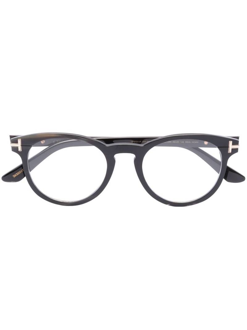 TOM FORD Eyewear round-frame glasses - Black von TOM FORD Eyewear