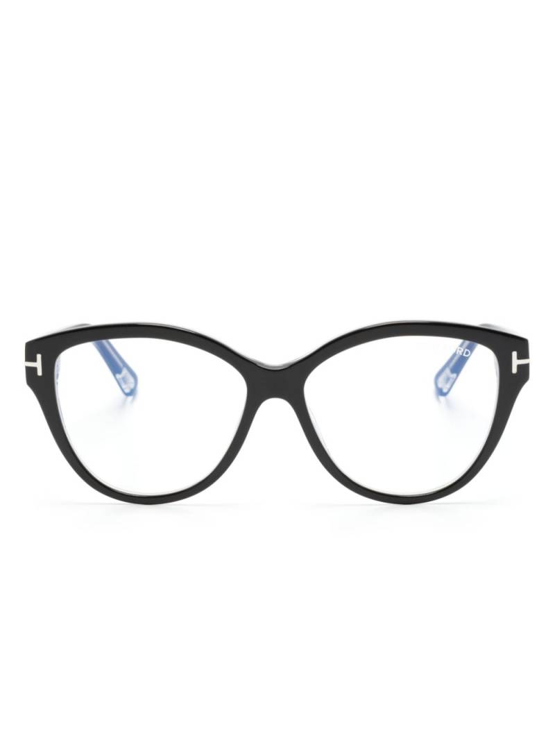 TOM FORD Eyewear round-frame glasses - Black von TOM FORD Eyewear