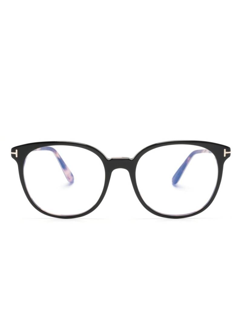 TOM FORD Eyewear round-frame glasses - Black von TOM FORD Eyewear