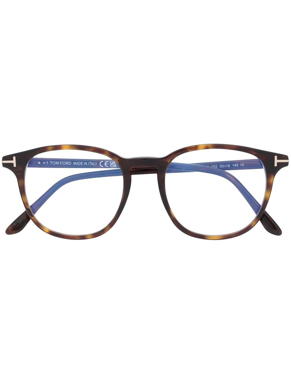 TOM FORD Eyewear round-frame glasses - Brown von TOM FORD Eyewear