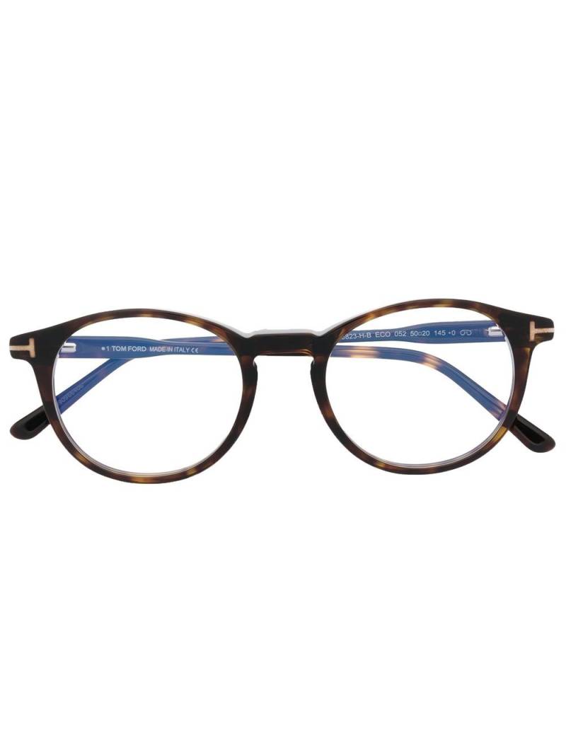 TOM FORD Eyewear round-frame glasses - Brown von TOM FORD Eyewear