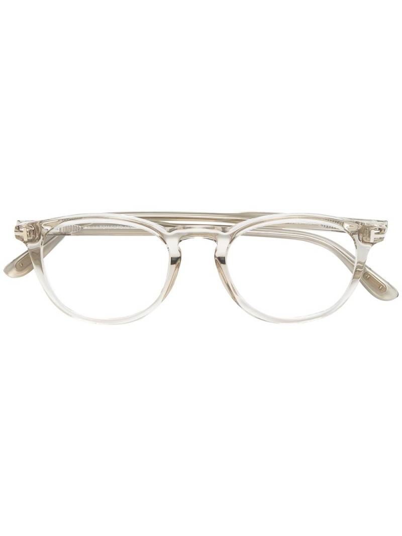 TOM FORD Eyewear round optical glasses - Neutrals von TOM FORD Eyewear