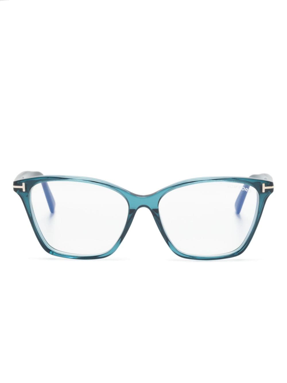 TOM FORD Eyewear square-frame glasses - Blue von TOM FORD Eyewear