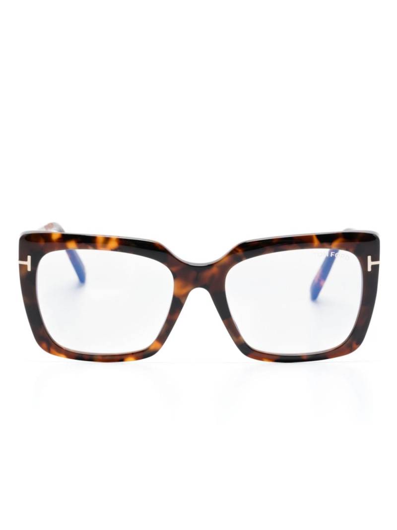 TOM FORD Eyewear square-frame glasses - Brown von TOM FORD Eyewear