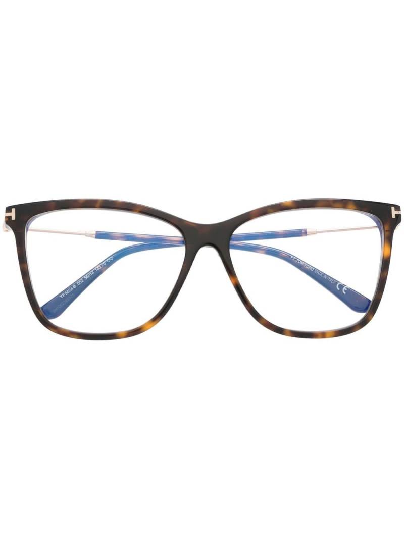 TOM FORD Eyewear square-frame glasses - Brown von TOM FORD Eyewear