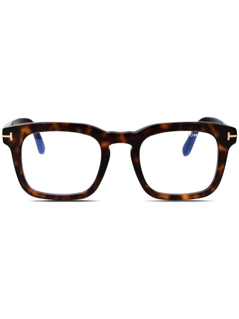 TOM FORD Eyewear square-frame glasses - Brown von TOM FORD Eyewear