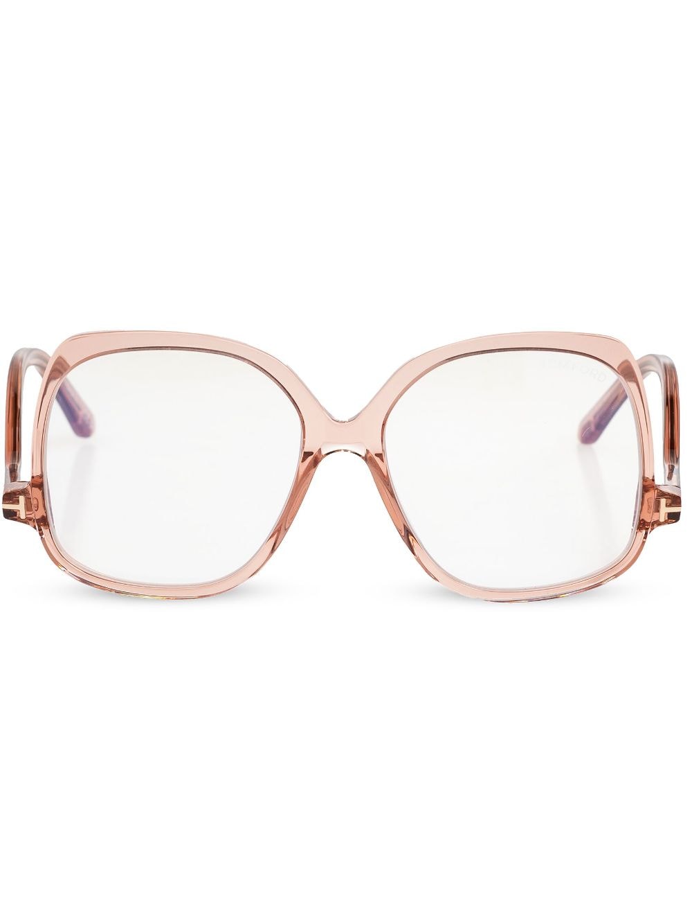 TOM FORD Eyewear square-frame glasses - Neutrals von TOM FORD Eyewear