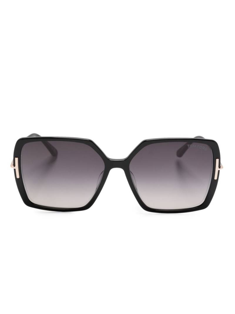 TOM FORD Eyewear square-frame gradient sunglasses - Black von TOM FORD Eyewear