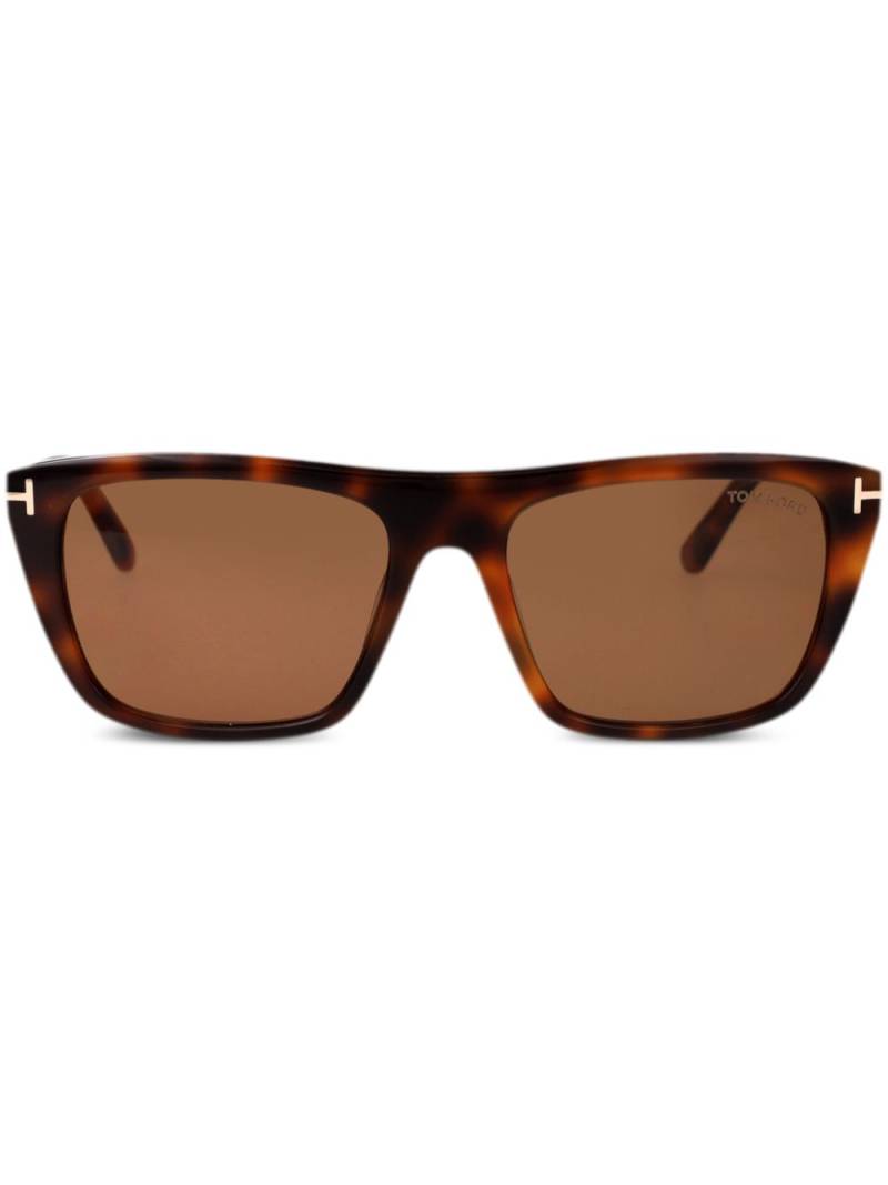 TOM FORD Eyewear square-frame sunglasses - Brown von TOM FORD Eyewear