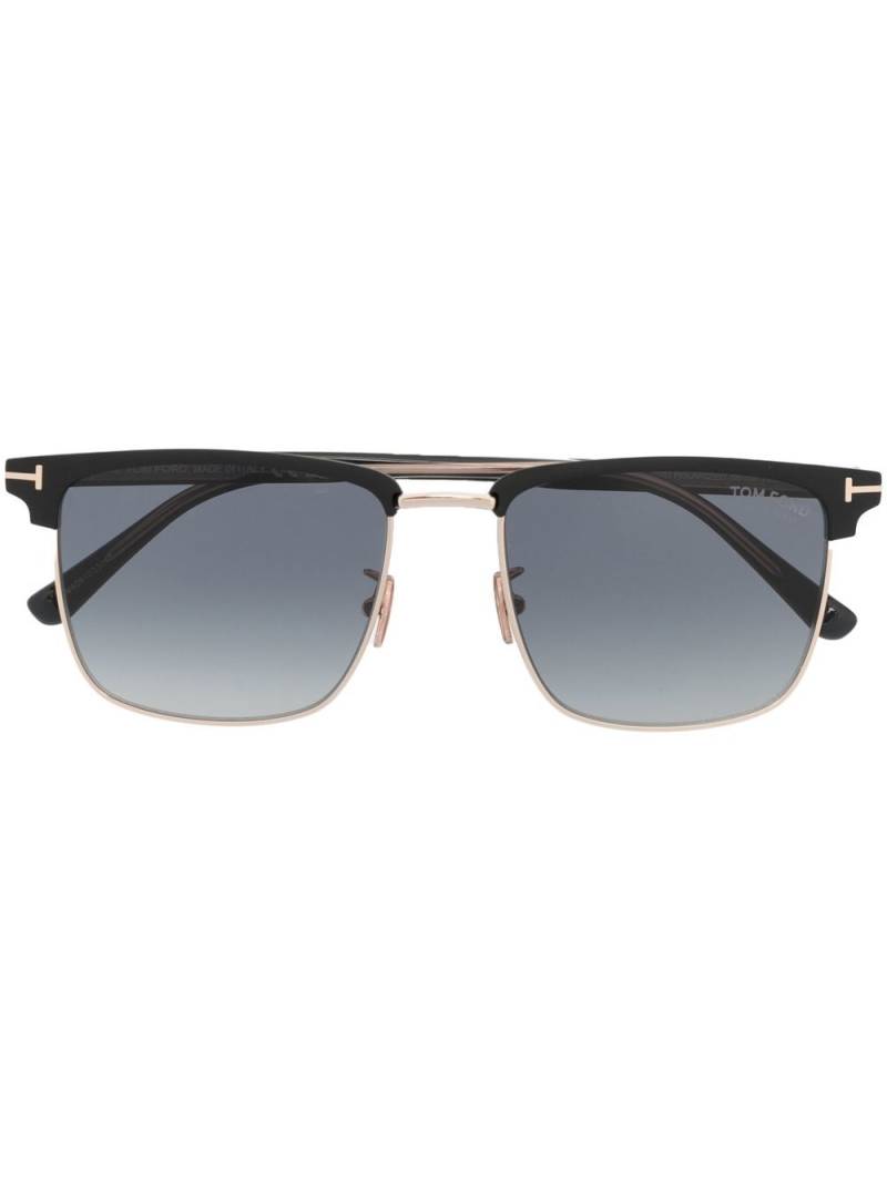 TOM FORD Eyewear square-frame tinted sunglasses - Grey von TOM FORD Eyewear