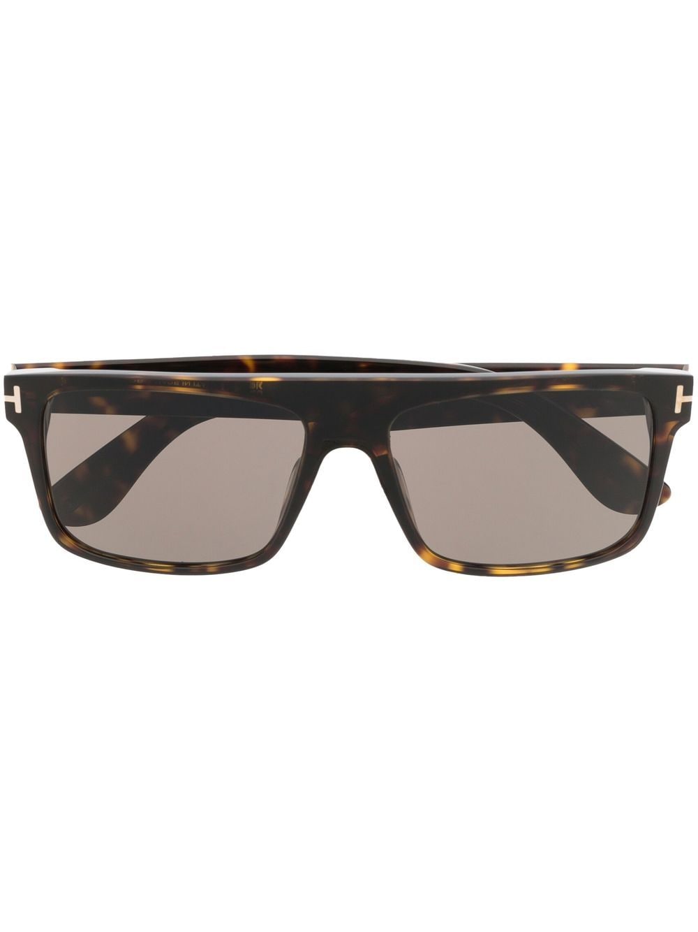 TOM FORD Eyewear square-frame tortoiseshell sunglasses - Brown von TOM FORD Eyewear