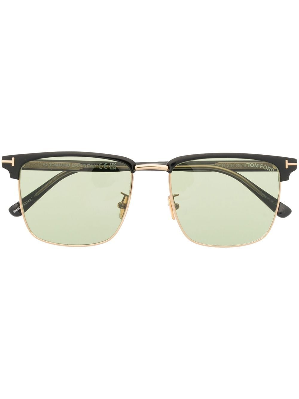 TOM FORD Eyewear square-frame wayfarer sunglasses - Black von TOM FORD Eyewear