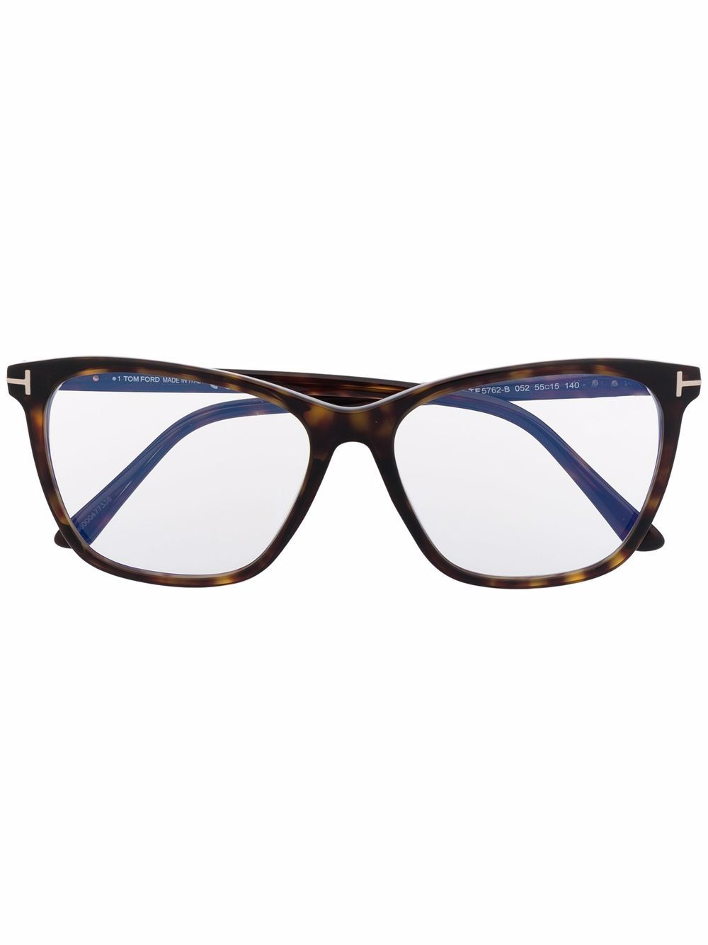 TOM FORD Eyewear tortoise square frame glasses - Brown von TOM FORD Eyewear