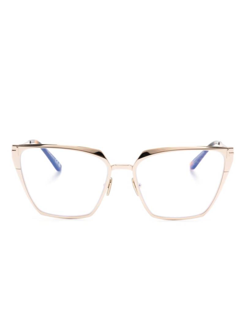 TOM FORD Eyewear tortoiseshell cat-eye glasses - Brown von TOM FORD Eyewear