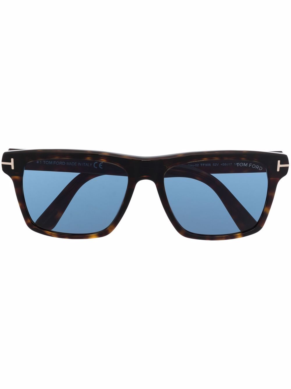 TOM FORD Eyewear tortoiseshell square-frame sunglasses - Brown von TOM FORD Eyewear