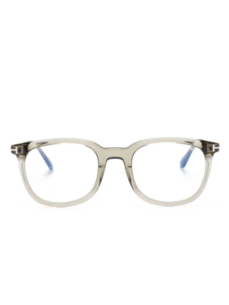 TOM FORD Eyewear transparent round-frame glasses - Grey von TOM FORD Eyewear