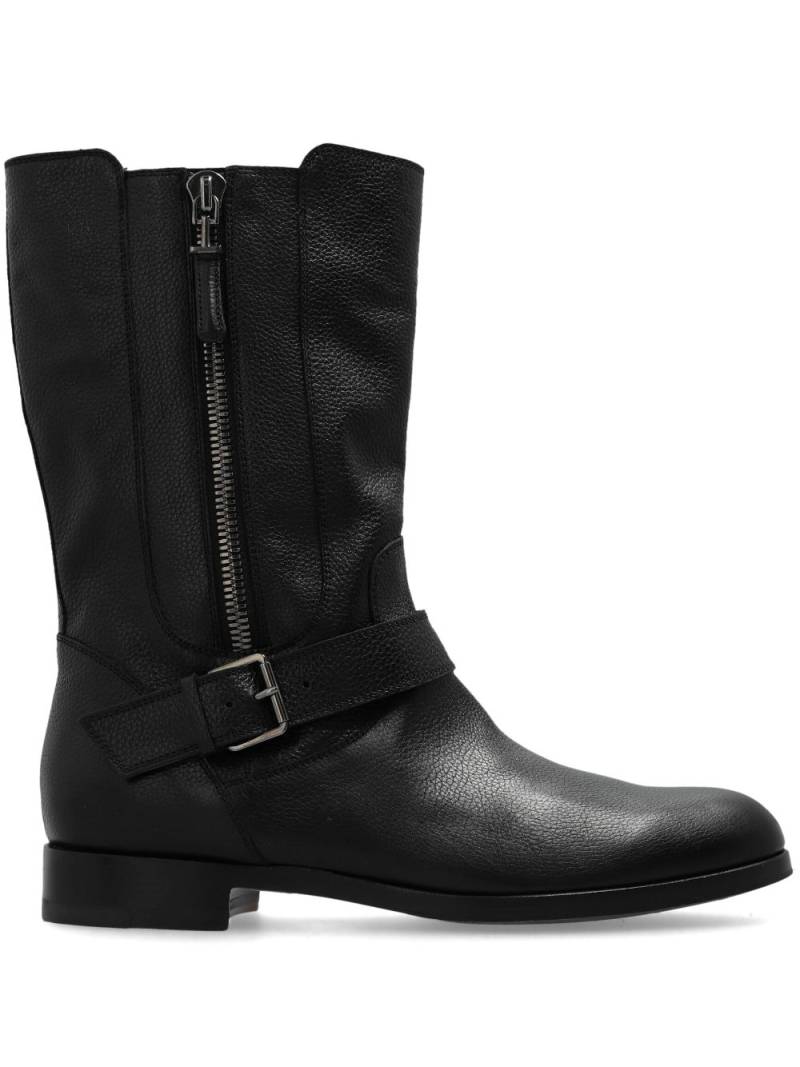 TOM FORD 20mm leather boots - Black von TOM FORD