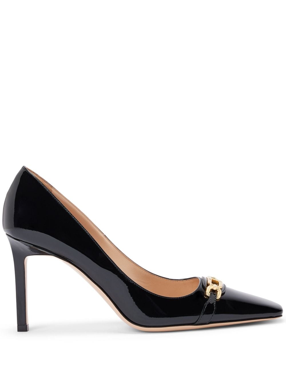 TOM FORD 85mm Whitney shiny leather pumps - Black von TOM FORD