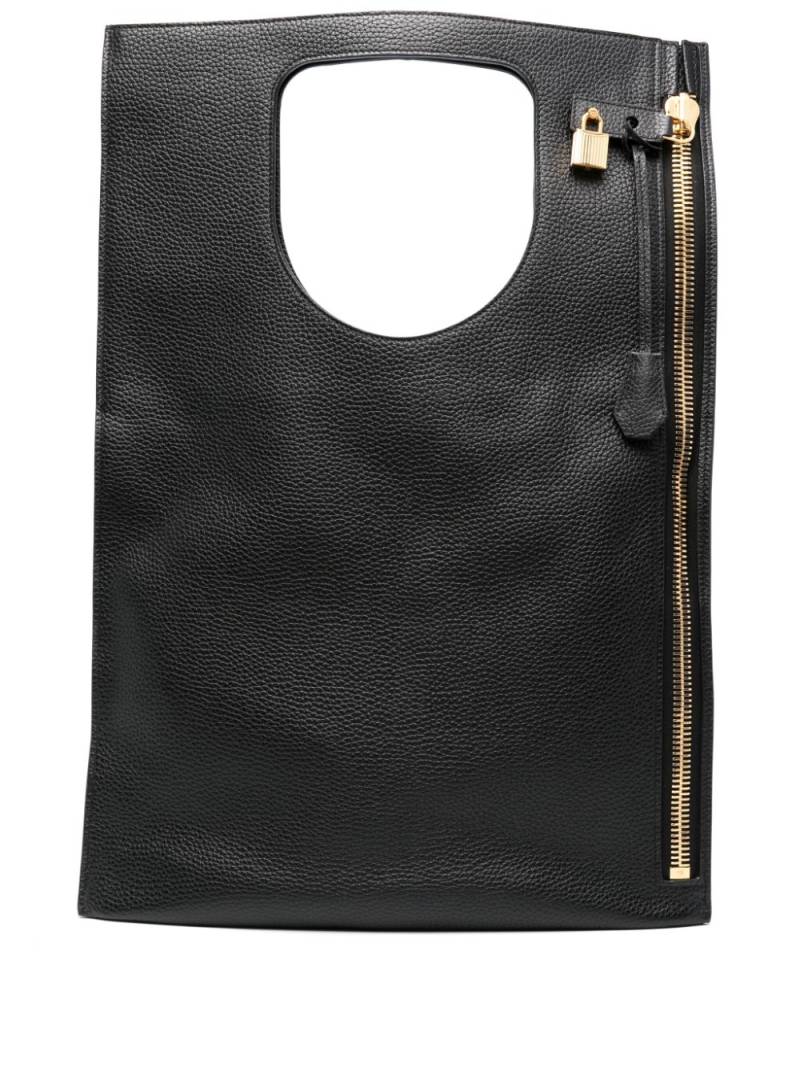 TOM FORD Alix flat tote bag - Black von TOM FORD