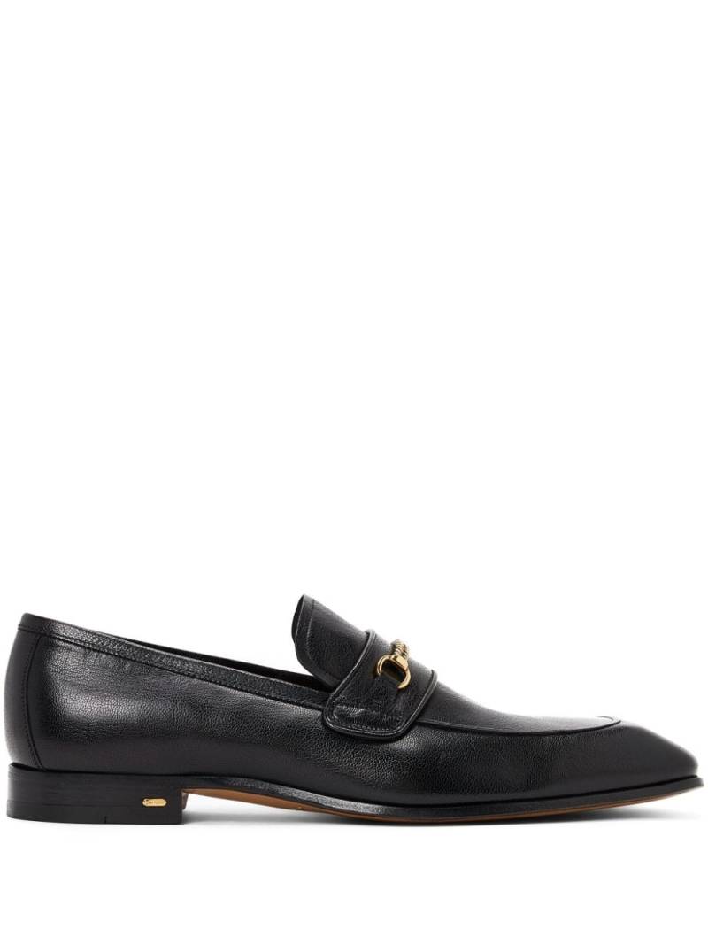 TOM FORD Bailey-chain leather loafers - Black von TOM FORD