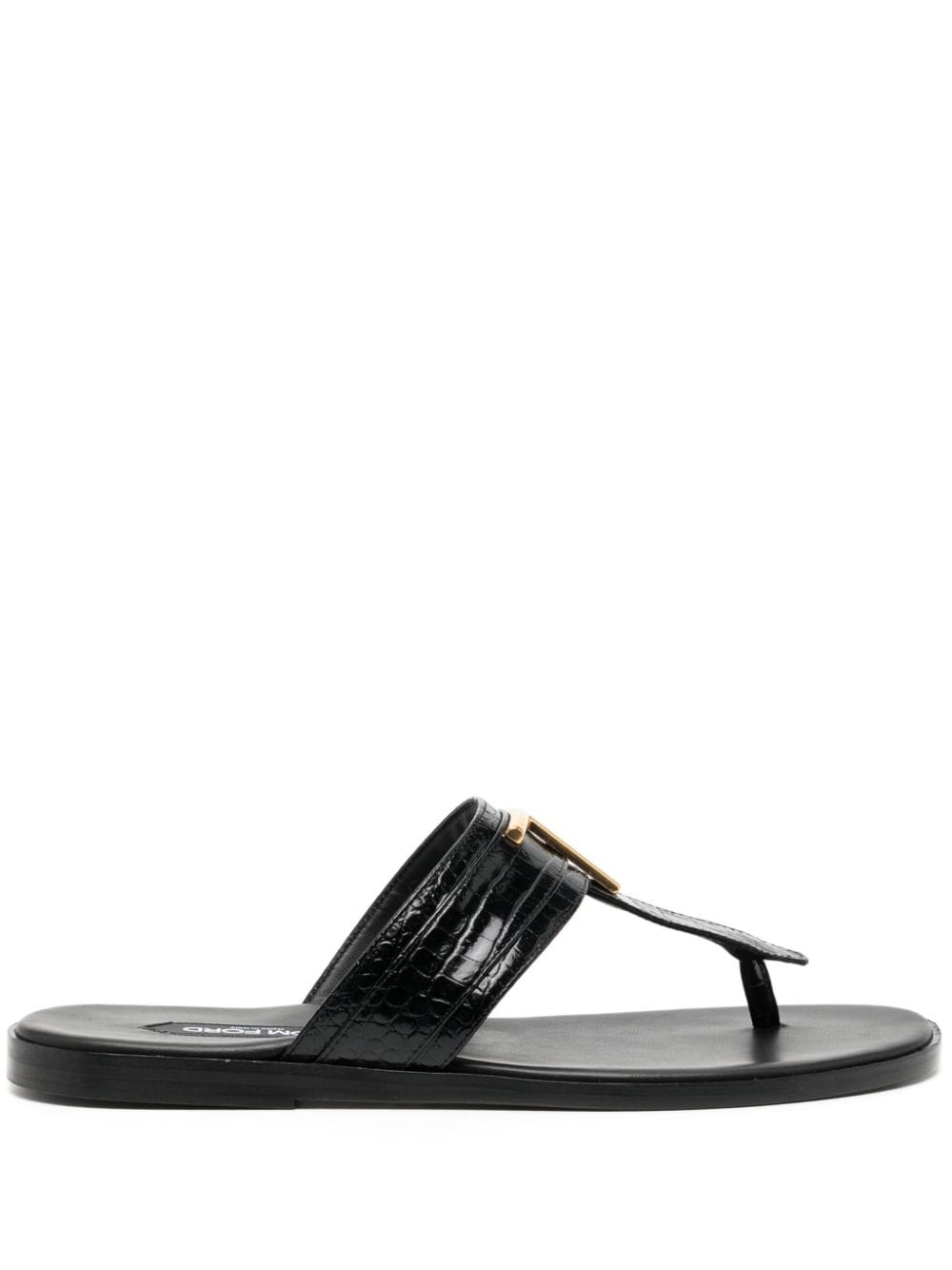 TOM FORD Brighton leather sandals - Black von TOM FORD