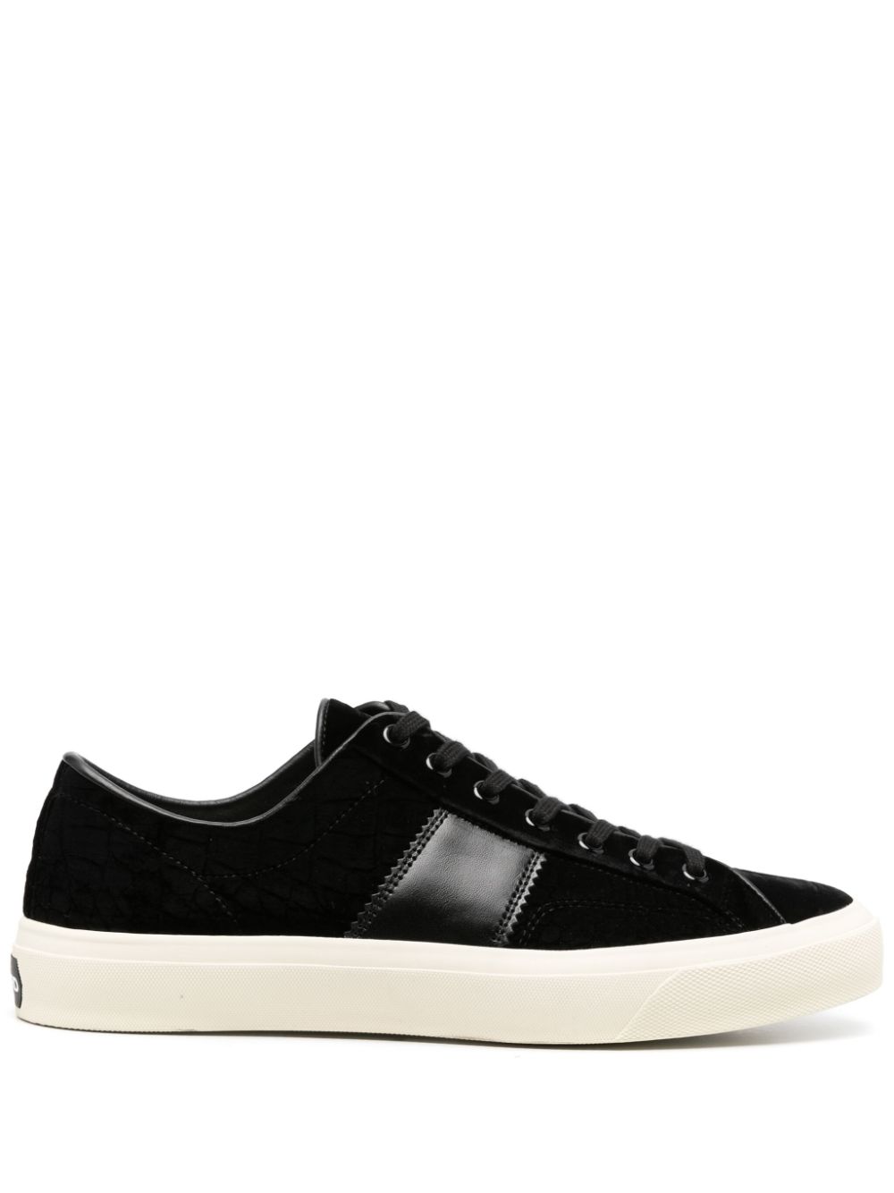 TOM FORD Cambridge velvet sneakers - Black von TOM FORD