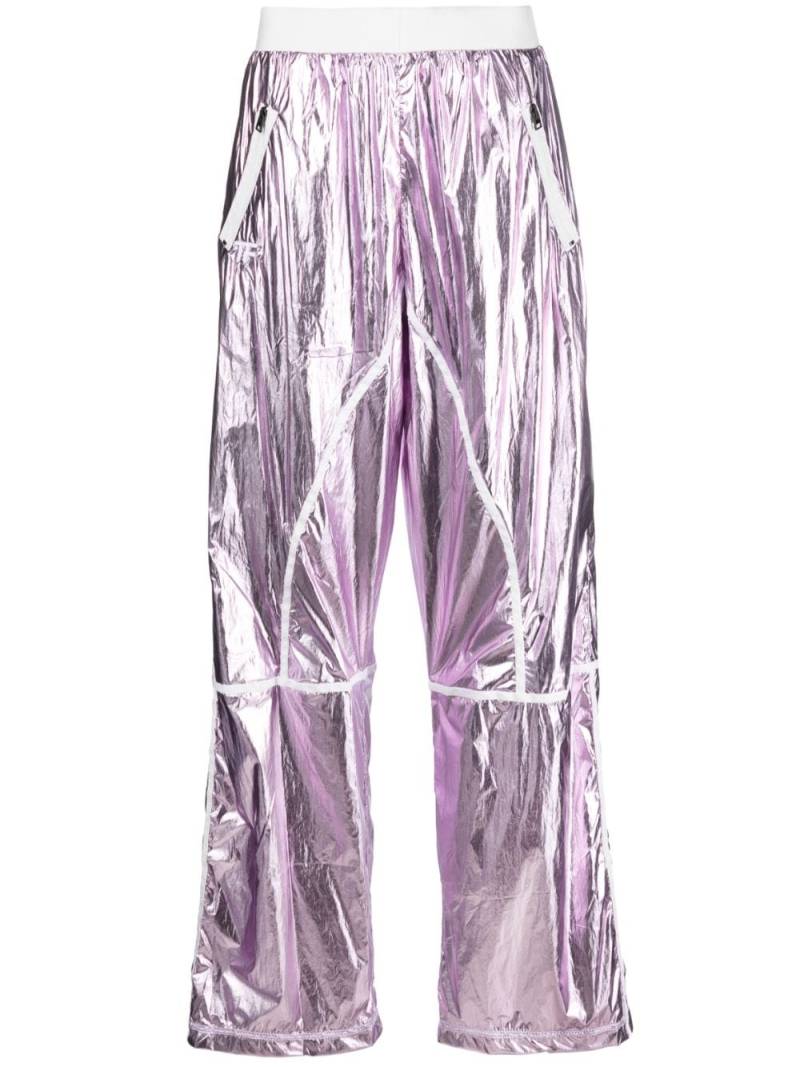 TOM FORD Laminated track pants - Purple von TOM FORD