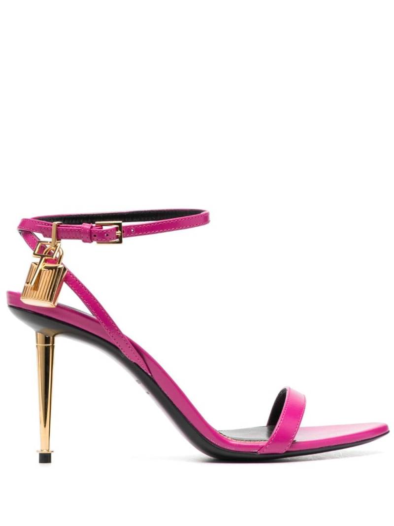 TOM FORD Naked 95 padlock-detailed sandals - Pink von TOM FORD