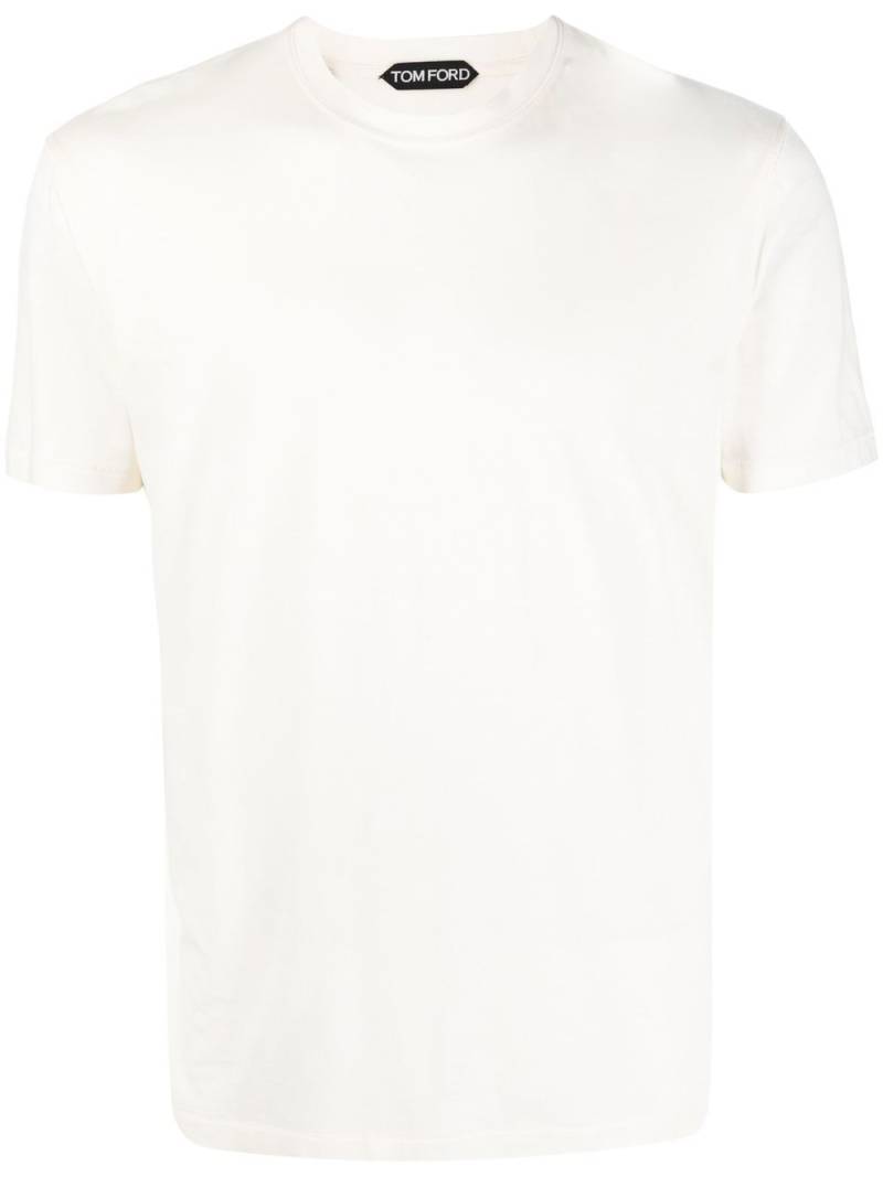 TOM FORD round-neck short-sleeve T-shirt - Neutrals von TOM FORD