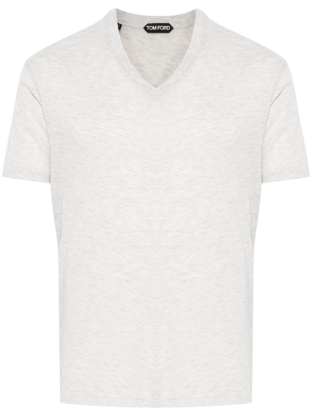 TOM FORD V-neck T-shirt - Grey von TOM FORD