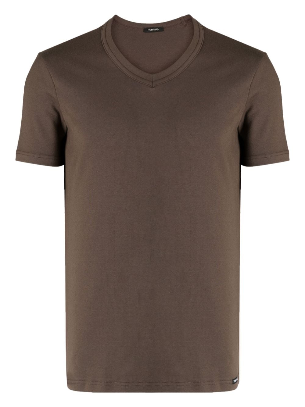 TOM FORD V-neck short-sleeve T-shirt - Brown von TOM FORD