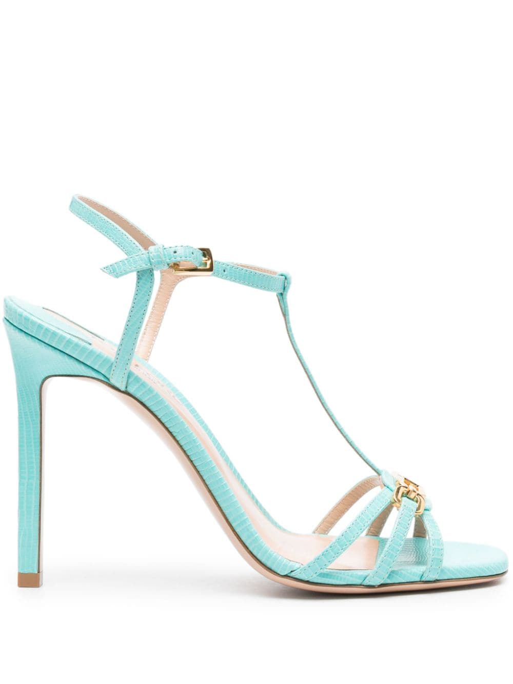 TOM FORD Whitney 105mm leather sandals - Blue von TOM FORD