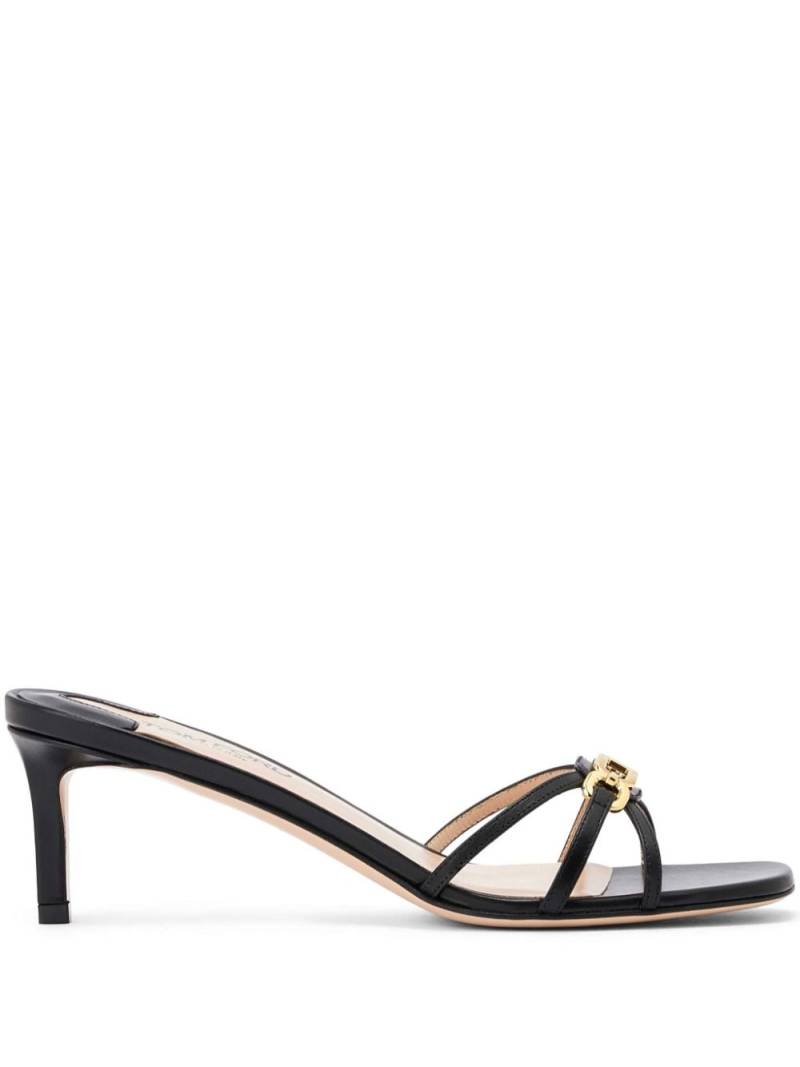 TOM FORD Whitney 55mm leather mules - Black von TOM FORD