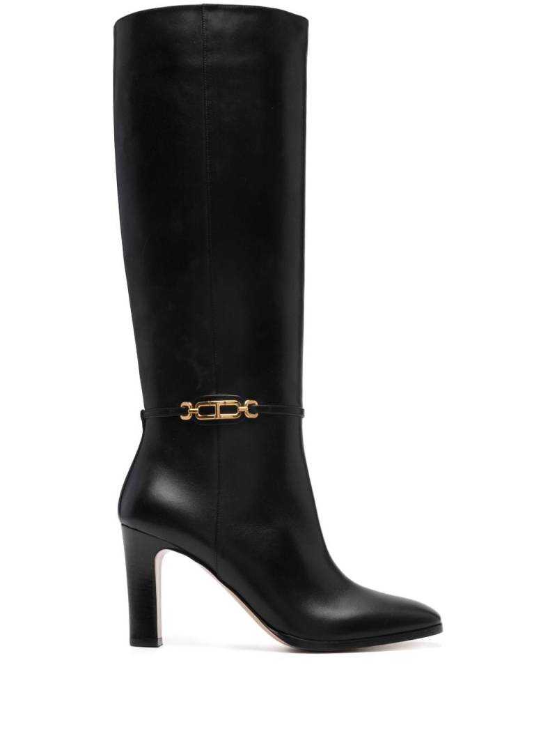 TOM FORD Whitney 90mm leather boots - Black von TOM FORD