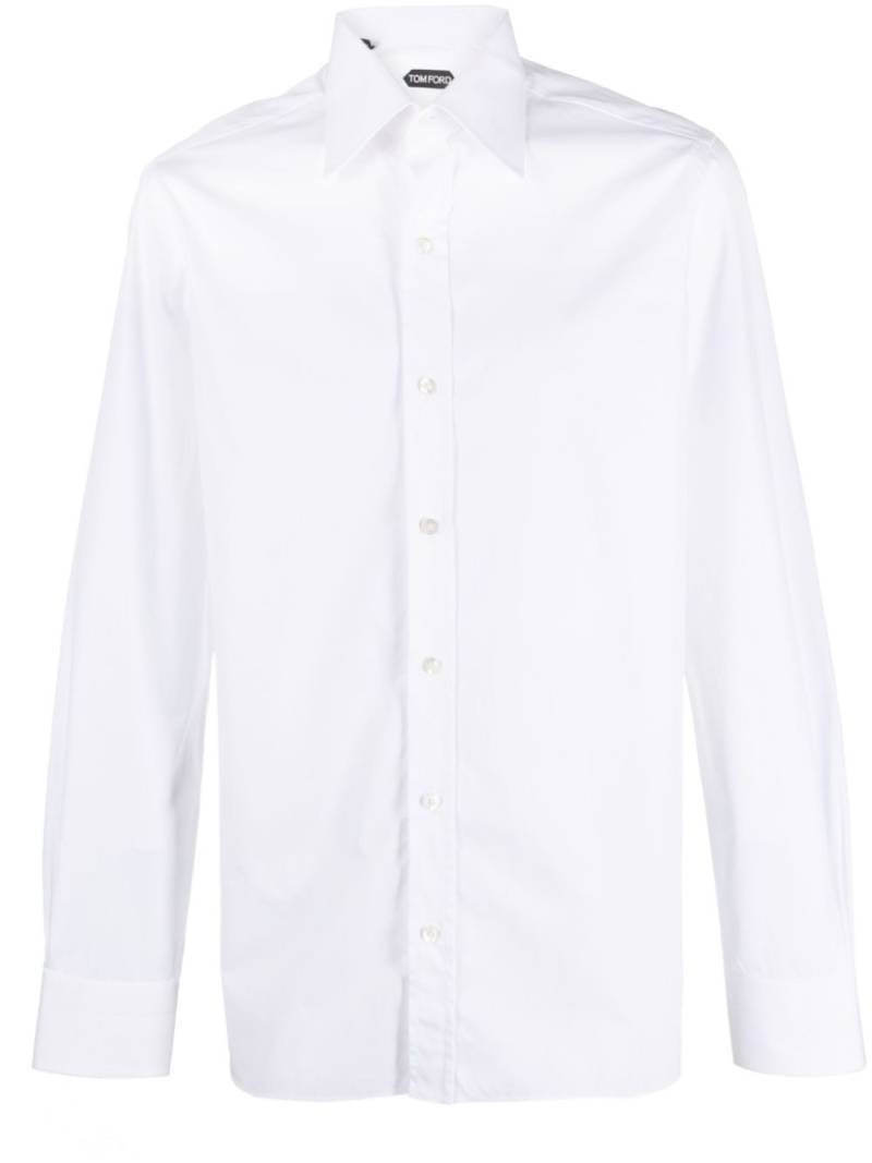 TOM FORD button-down cotton shirt - White von TOM FORD