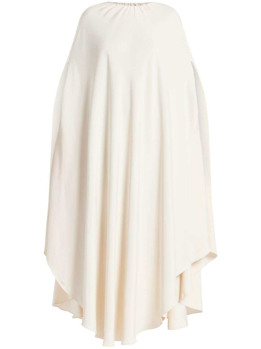 TOM FORD cape-effect georgette gown - White von TOM FORD