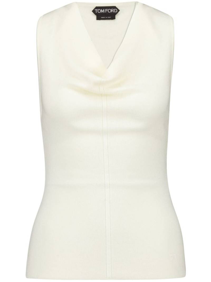 TOM FORD cashmere top - White von TOM FORD