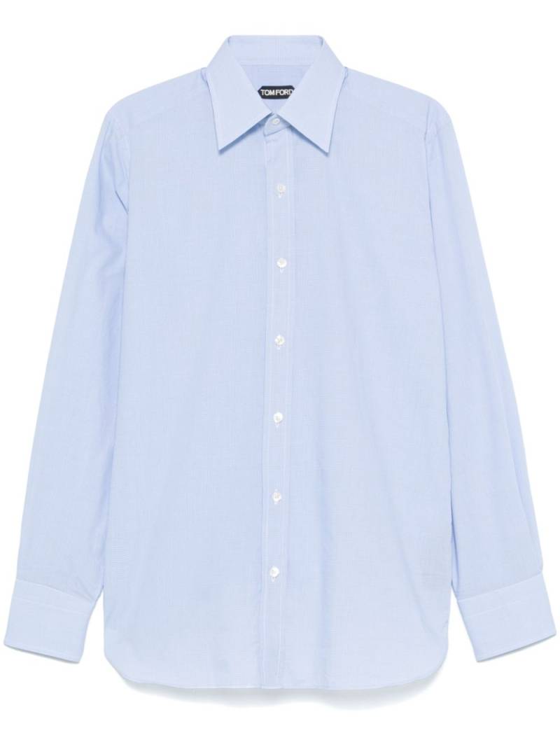 TOM FORD checked shirt - Blue von TOM FORD