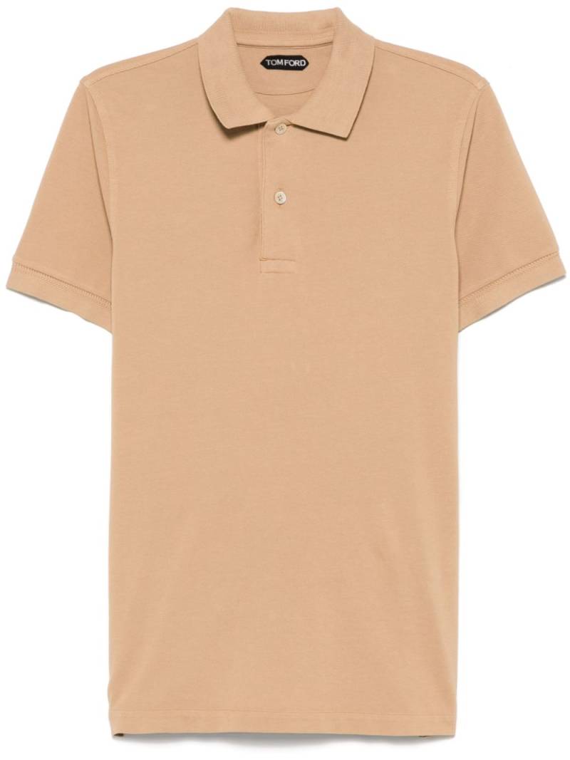 TOM FORD cotton polo shirt - Neutrals von TOM FORD