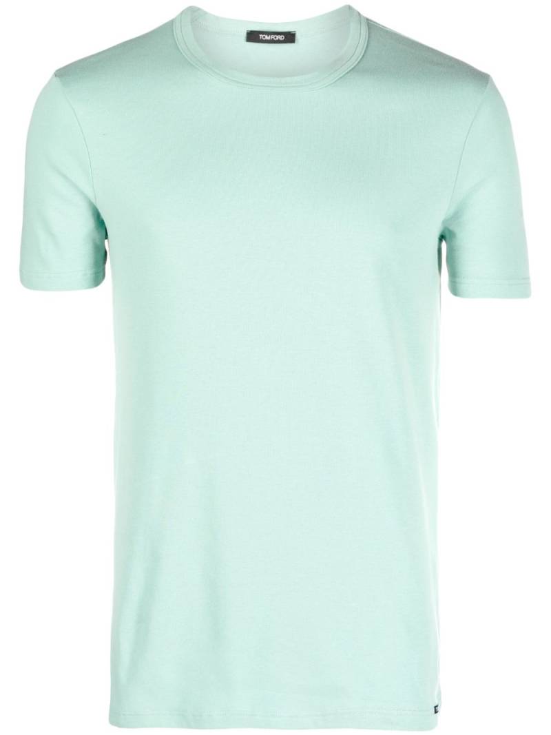 TOM FORD crew-neck cotton T-shirt - Green von TOM FORD