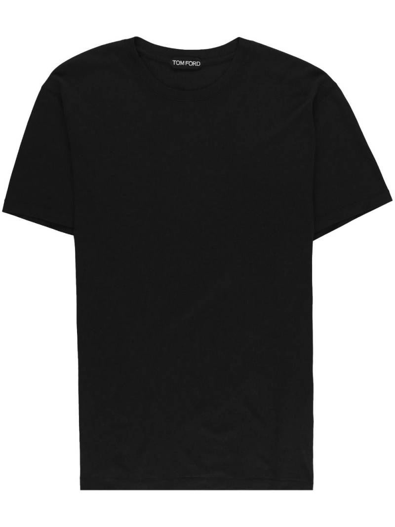 TOM FORD crew-neck short-sleeve T-shirt - Black von TOM FORD