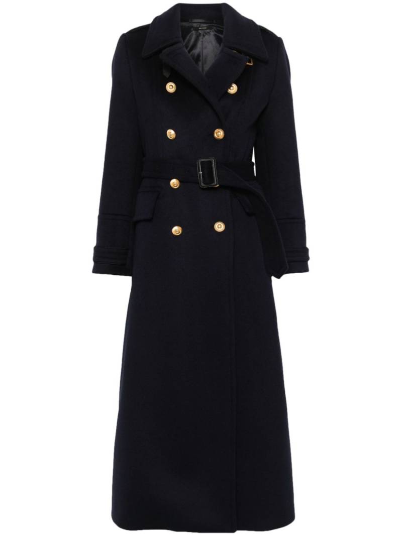 TOM FORD double-breasted military coat - Blue von TOM FORD