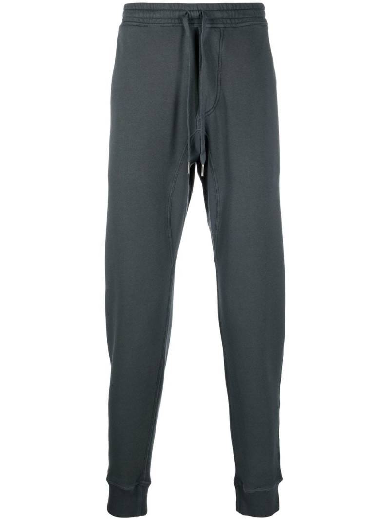 TOM FORD drawstring cotton track pants - Grey von TOM FORD