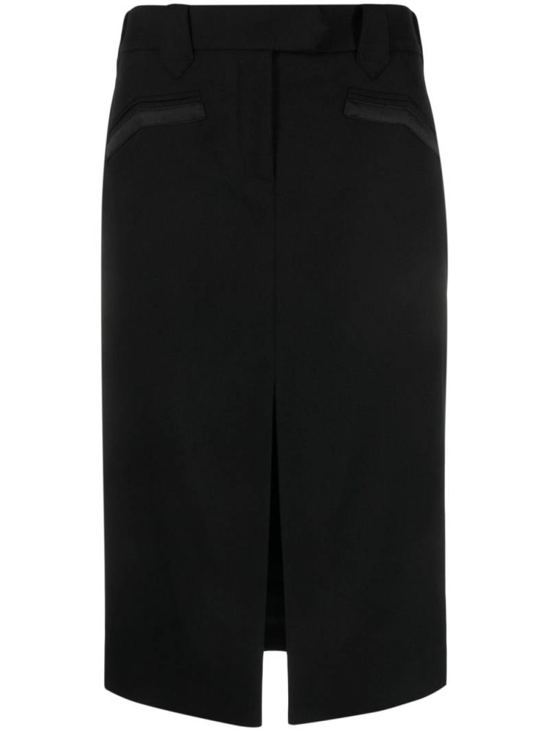 TOM FORD front-slit midi skirt - Black von TOM FORD