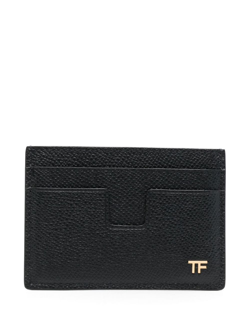 TOM FORD grained sheepskin cardholder - Black von TOM FORD