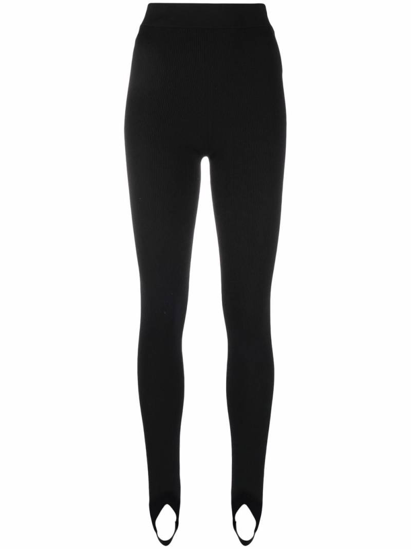 TOM FORD high-rise knitted leggings - Black von TOM FORD