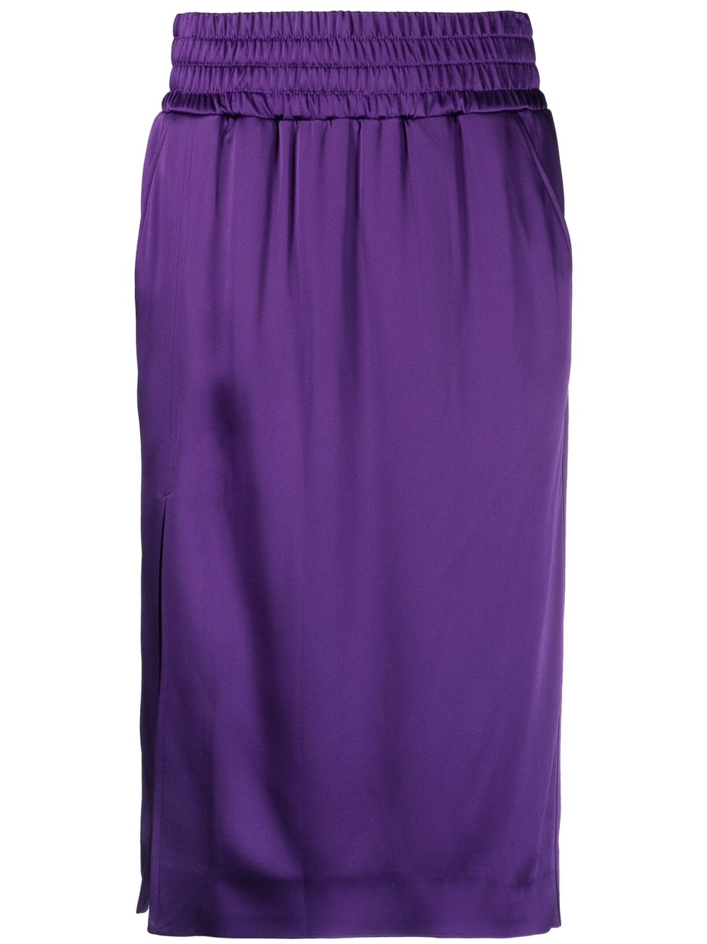 TOM FORD high-waist silk midi dress - Purple von TOM FORD